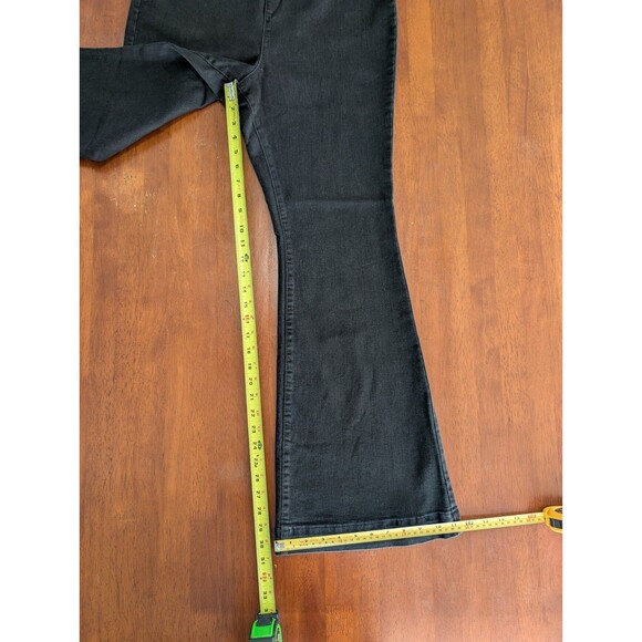 INC International Concepts Women's High Rise Flared Pull On Pants Black 14 NWT - Picture 7 of 7